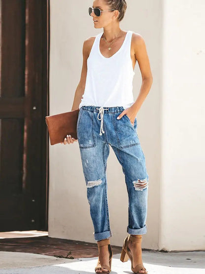 מכנס קז'ואל נמתח לנשים – נוחות מקסימלית ללא מאמץ 1