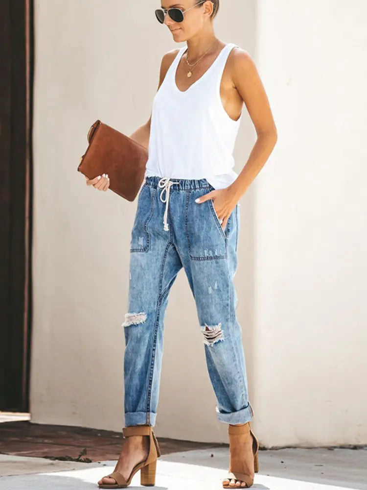 מכנס קז'ואל נמתח לנשים – נוחות מקסימלית ללא מאמץ 2