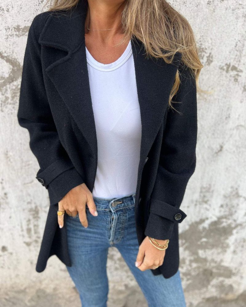 מעיל צמר יומיומי לנשים – נוחות מקסימלית ללא פשרות 2