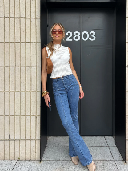 ג'ינס קז'ואל מעצב לנשים – מראה עכשווי ללא מאמץ 4